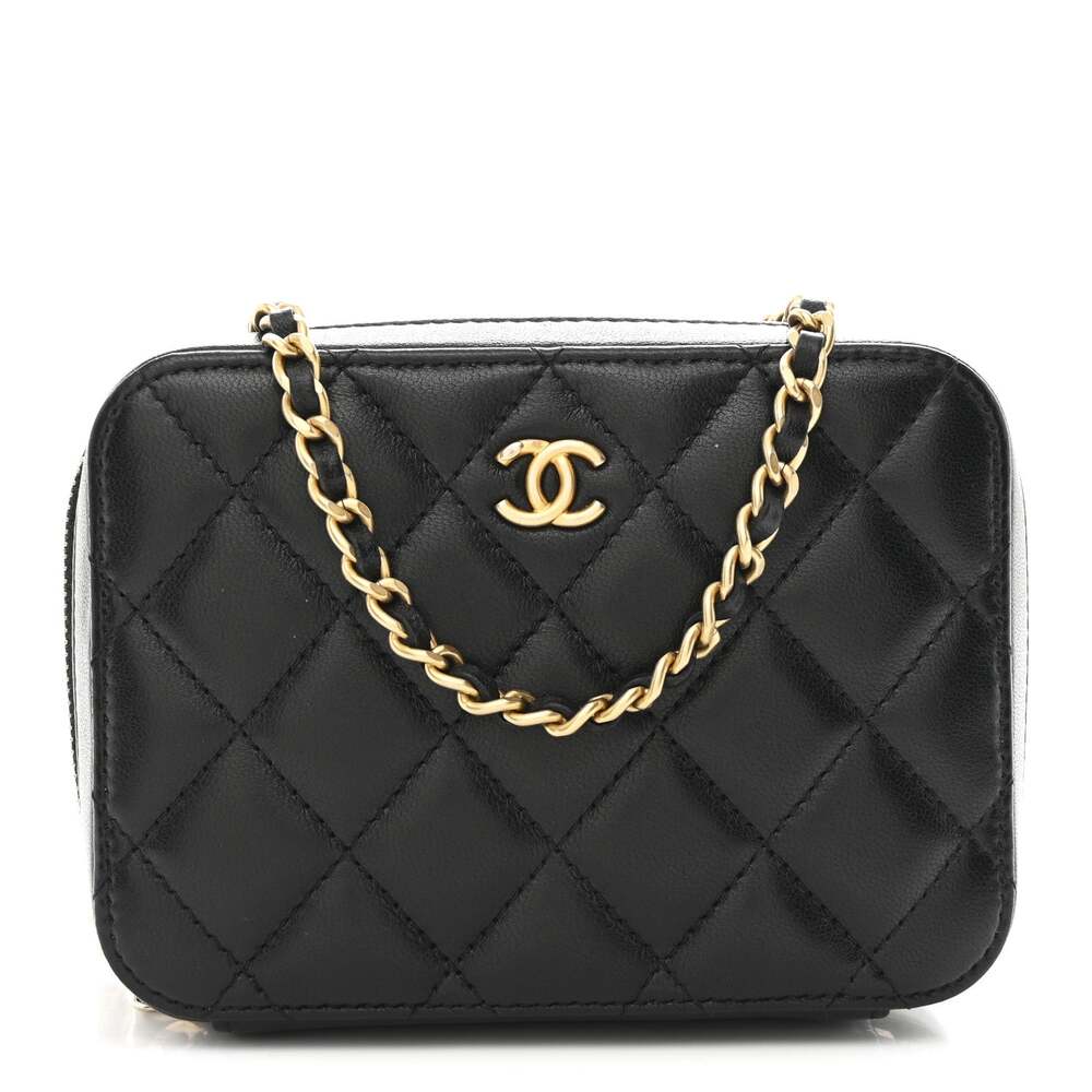 Chanel Lambskin Quilted Cc Pearl Crush #321409C37B